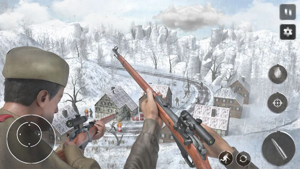 Скачать взломанную Call Of Courage : WW2 Shooting  [МОД Unlocked] — последняя версия apk на Андроид screen 4