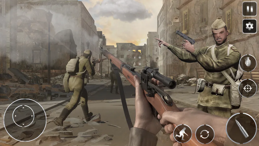 Скачать взломанную Call Of Courage : WW2 Shooting  [МОД Unlocked] — последняя версия apk на Андроид screen 5