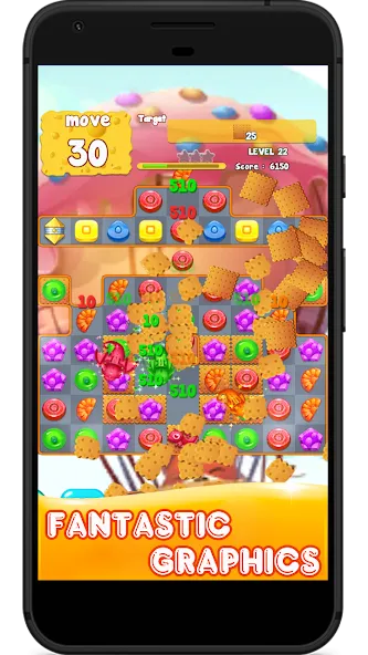 Взломанная Candy 2024-Candy Match 3 Game (Кэнди 2023)  [МОД Unlocked] — полная версия apk на Андроид screen 5