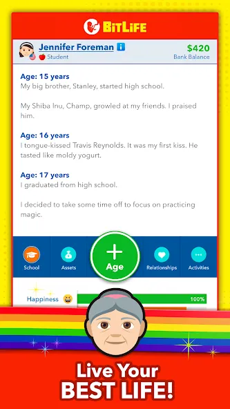 Взломанная BitLife — Life Simulator (БитЛайф)  [МОД Много денег] — полная версия apk на Андроид screen 4