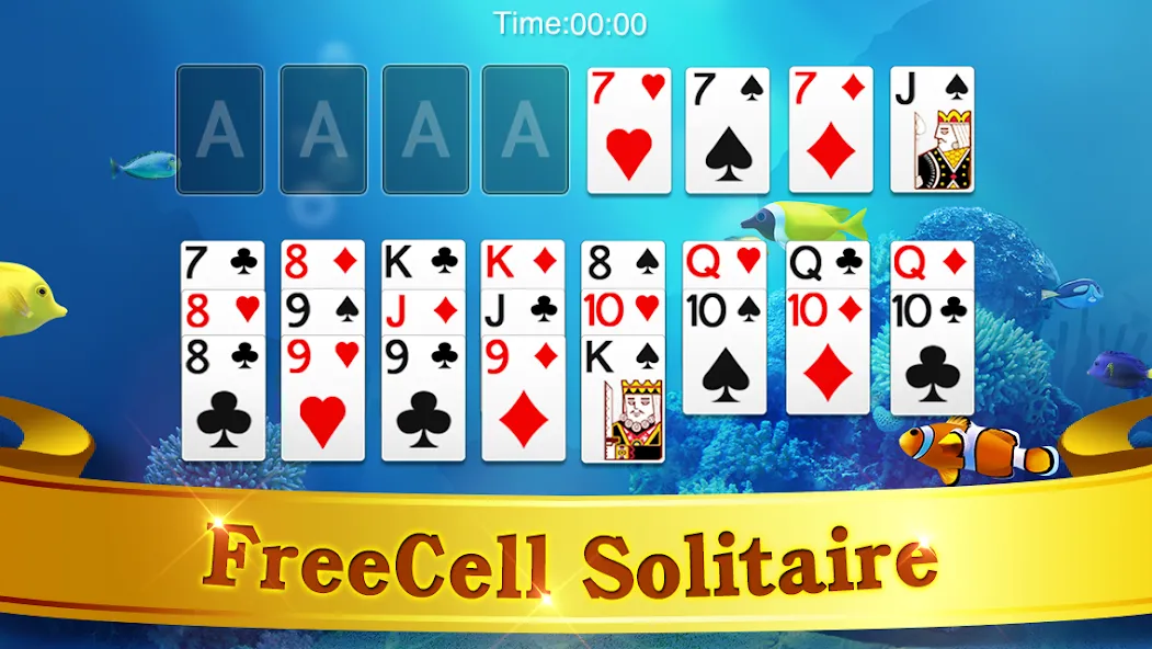 Скачать взломанную FreeCell Solitaire  [МОД Много денег] — полная версия apk на Андроид screen 5