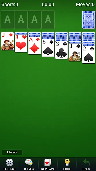 Взломанная Solitaire -Klondike Card Games  [МОД Menu] — последняя версия apk на Андроид screen 1