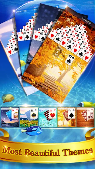 Скачать взлом Pyramid Solitaire  [МОД Много монет] — полная версия apk на Андроид screen 4