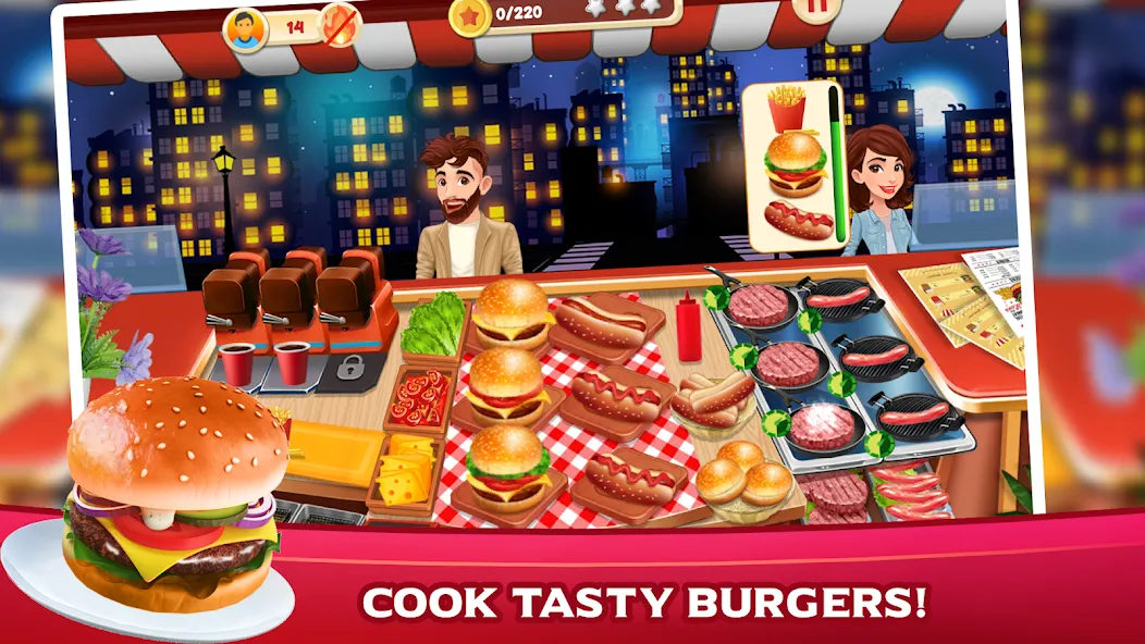 Взломанная Cooking Mastery: Kitchen games  [МОД Бесконечные монеты] — полная версия apk на Андроид screen 1