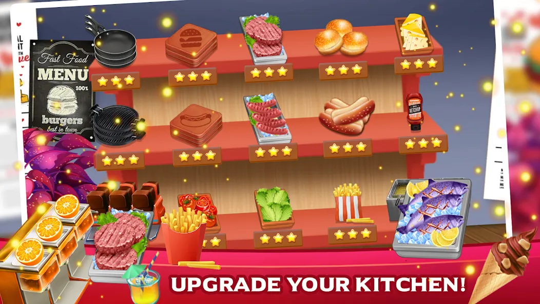 Взломанная Cooking Mastery: Kitchen games  [МОД Бесконечные монеты] — полная версия apk на Андроид screen 4