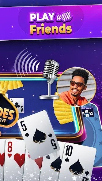 Взломанная VIP Spades — Online Card Game (ВИП Спейдс)  [МОД Mega Pack] — последняя версия apk на Андроид screen 3