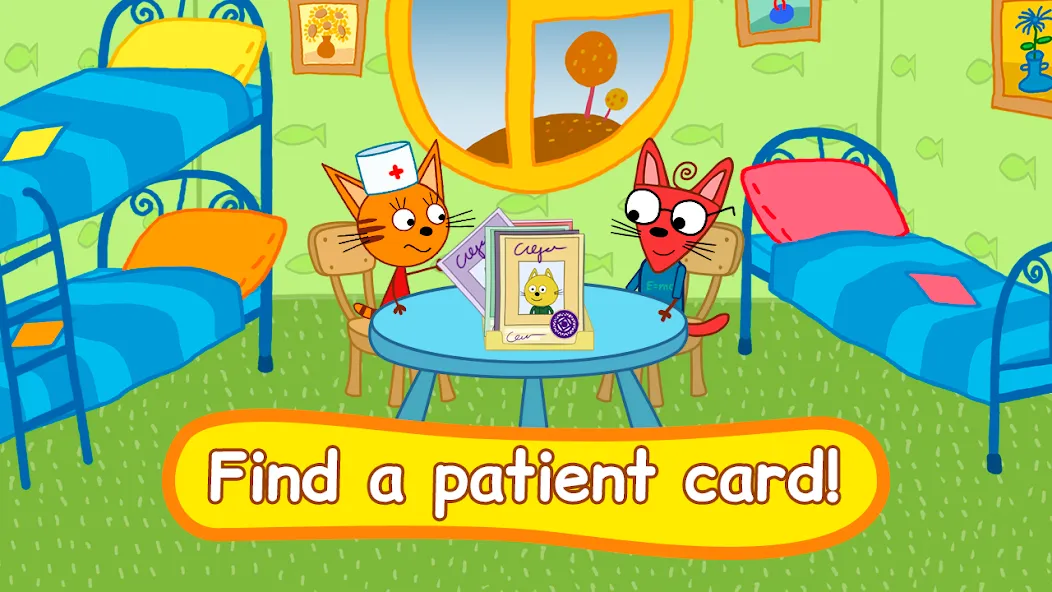 Взломанная Kid-E-Cats: Animal hospital  [МОД Много монет] — стабильная версия apk на Андроид screen 1