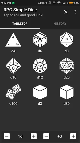 Скачать взлом RPG Simple Dice (РПГ Простые Кости)  [МОД Бесконечные монеты] — полная версия apk на Андроид screen 1