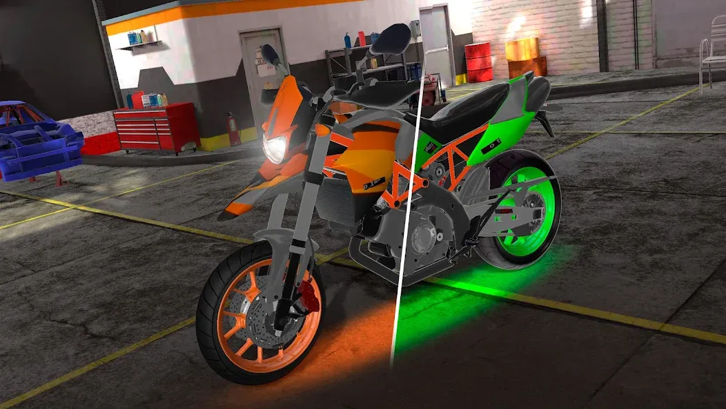 Скачать взлом Motorcycle Real Simulator (Мотоцикл Реальный Симулятор)  [МОД Бесконечные деньги] — последняя версия apk на Андроид screen 2