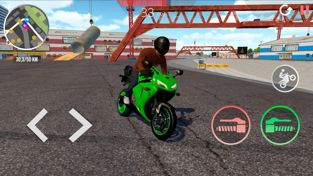 Скачать взлом Motorcycle Real Simulator (Мотоцикл Реальный Симулятор)  [МОД Бесконечные деньги] — последняя версия apk на Андроид screen 5