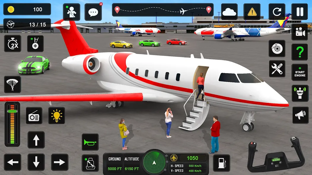 Скачать взломанную City Pilot Cargo Plane Games (Сити Пилот Карго Плейн Геймс)  [МОД Много денег] — последняя версия apk на Андроид screen 2