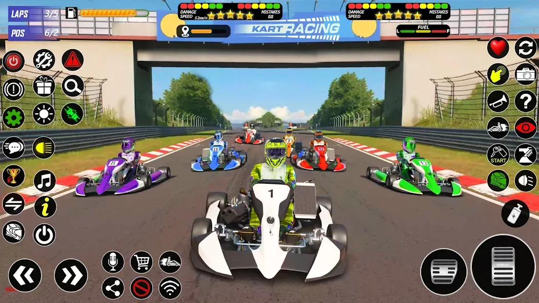 Взломанная Buggy Race: Kart Racing Games  [МОД Mega Pack] — полная версия apk на Андроид screen 2