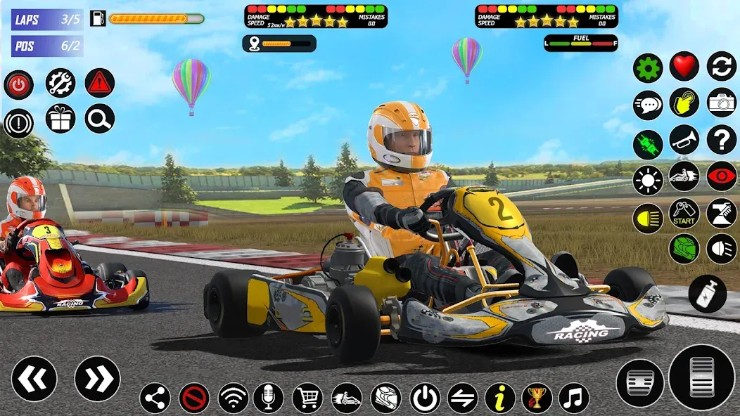 Взломанная Buggy Race: Kart Racing Games  [МОД Mega Pack] — полная версия apk на Андроид screen 4