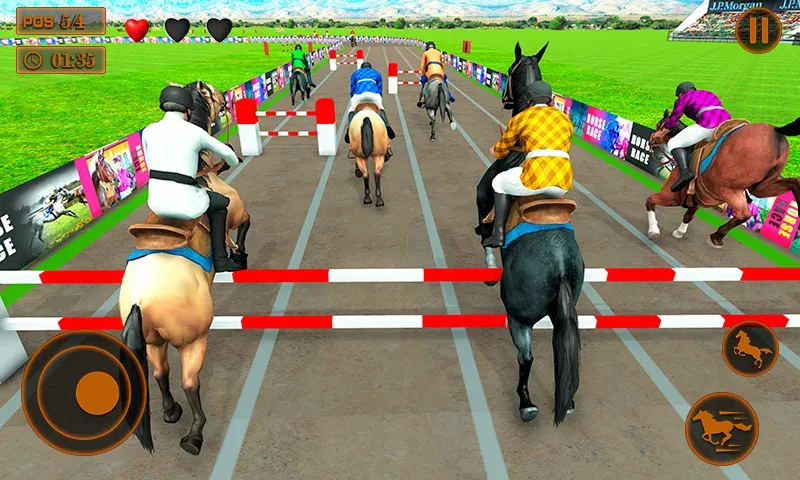 Скачать взлом Mounted Horse Racing Games  [МОД Меню] — полная версия apk на Андроид screen 1