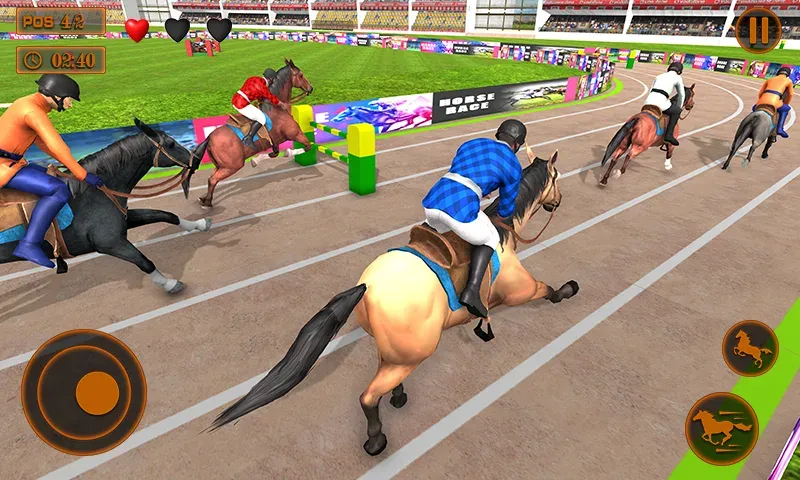 Скачать взлом Mounted Horse Racing Games  [МОД Меню] — полная версия apk на Андроид screen 4