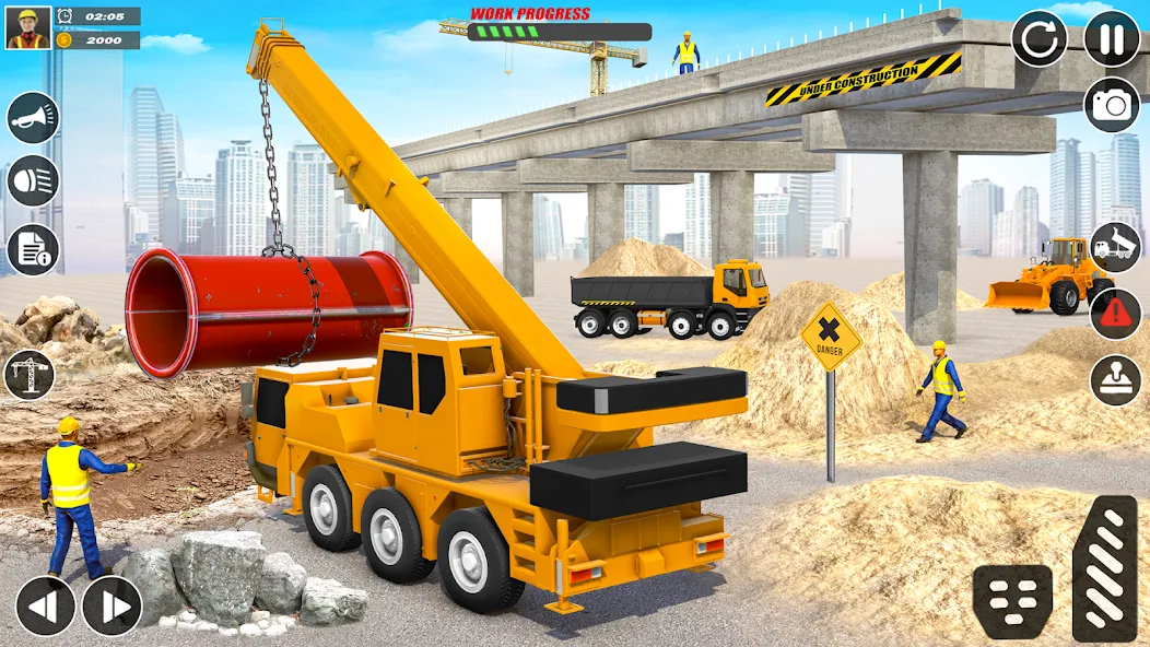 Взломанная City Builder Construction Sim (Сити Билдер Констракшн Сим)  [МОД Unlimited Money] — стабильная версия apk на Андроид screen 3