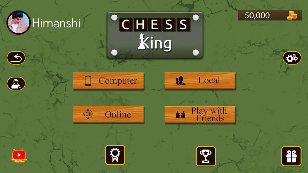 Взломанная Chess King™- Multiplayer Chess (Чесс Кинг)  [МОД Unlimited Money] — последняя версия apk на Андроид screen 1