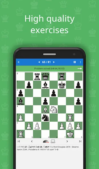 Взлом Mate in 2 (Chess Puzzles)  [МОД Все открыто] — последняя версия apk на Андроид screen 1