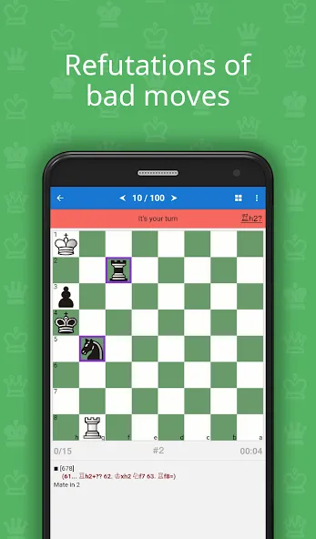 Взлом Mate in 2 (Chess Puzzles)  [МОД Все открыто] — последняя версия apk на Андроид screen 3