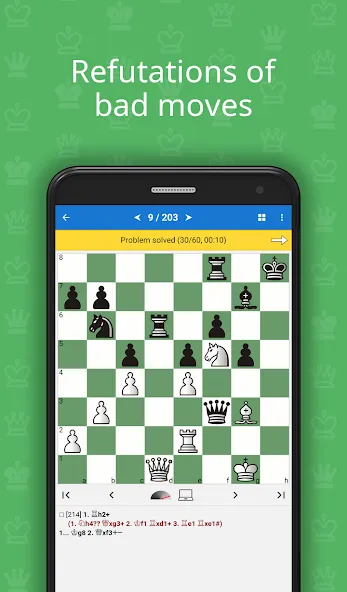 Скачать взломанную Chess Tactics for Beginners  [МОД Много монет] — полная версия apk на Андроид screen 3