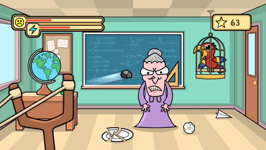 Взлом Bash the Teacher! School Prank  [МОД Mega Pack] — стабильная версия apk на Андроид screen 2