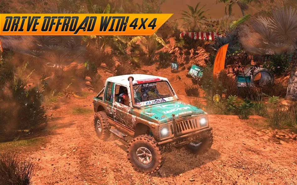 Взломанная Offroad Jeep Driving Simulator  [МОД Unlocked] — последняя версия apk на Андроид screen 3