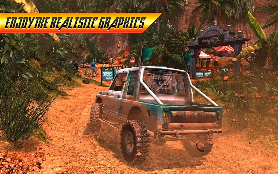 Взломанная Offroad Jeep Driving Simulator  [МОД Unlocked] — последняя версия apk на Андроид screen 4