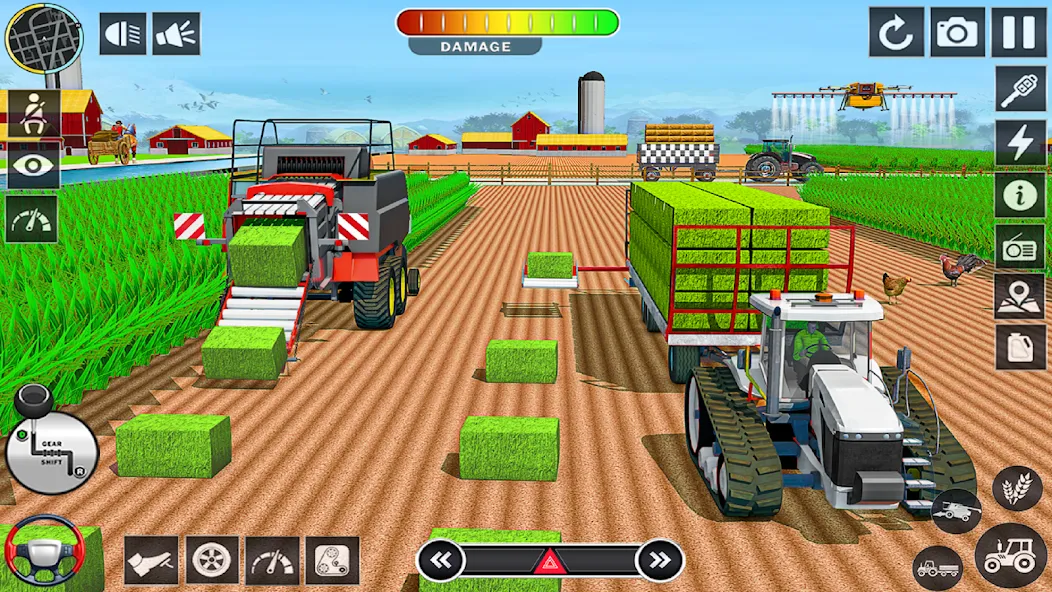 Взломанная Big Tractor Farming Simulator (Биг Трактор Фарминг Симулятор)  [МОД Бесконечные монеты] — полная версия apk на Андроид screen 5