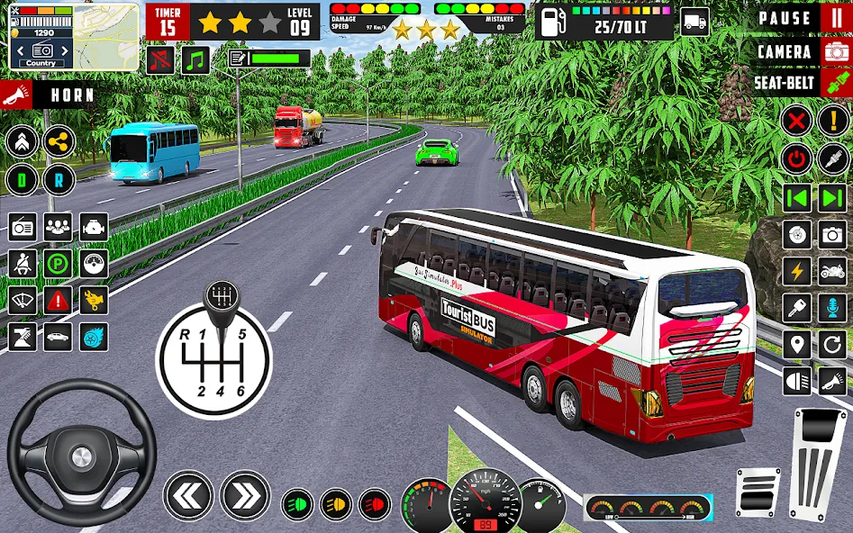 Скачать взломанную City Bus Simulator 3D Bus Game (Симулятор городского автобуса 3D  игра   )  [МОД Много денег] — стабильная версия apk на Андроид screen 1