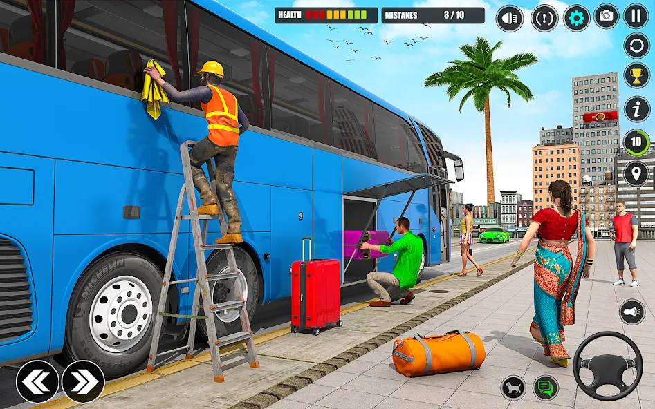 Скачать взломанную City Bus Simulator 3D Bus Game (Симулятор городского автобуса 3D  игра   )  [МОД Много денег] — стабильная версия apk на Андроид screen 3