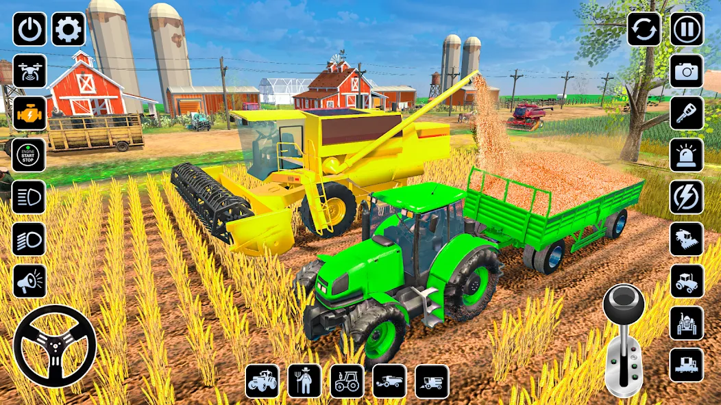 Скачать взлом Farming Games & Tractor Games  [МОД Mega Pack] — стабильная версия apk на Андроид screen 4