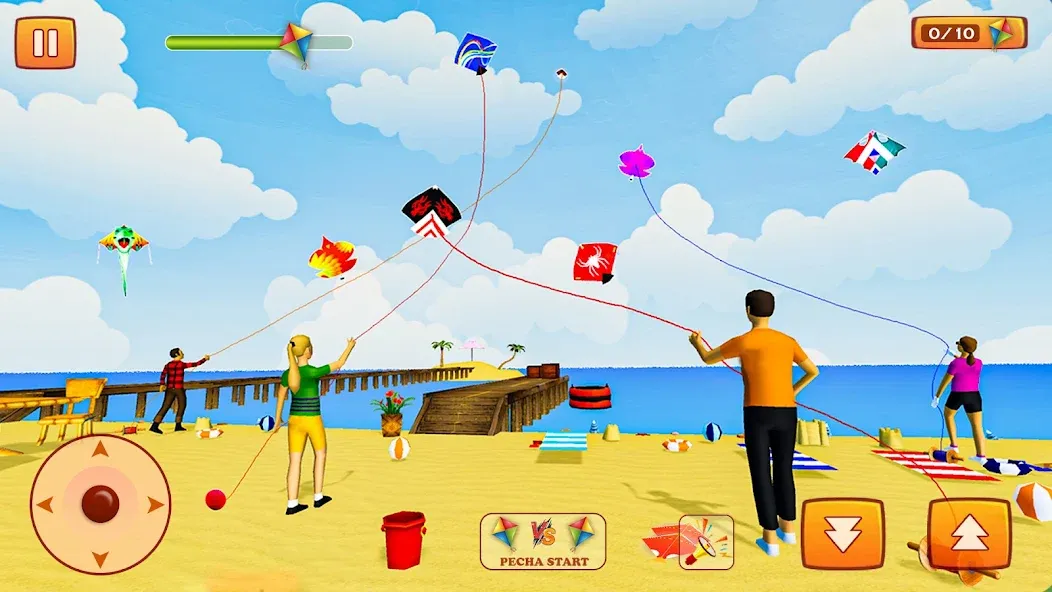 Взломанная Kite Game: Kite Flying Game 3D  [МОД Unlimited Money] — последняя версия apk на Андроид screen 4