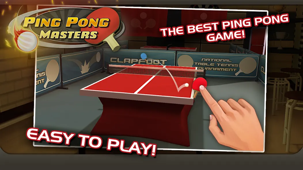 Скачать взлом Ping Pong Masters (Пингпонг мастера)  [МОД Много монет] — стабильная версия apk на Андроид screen 1