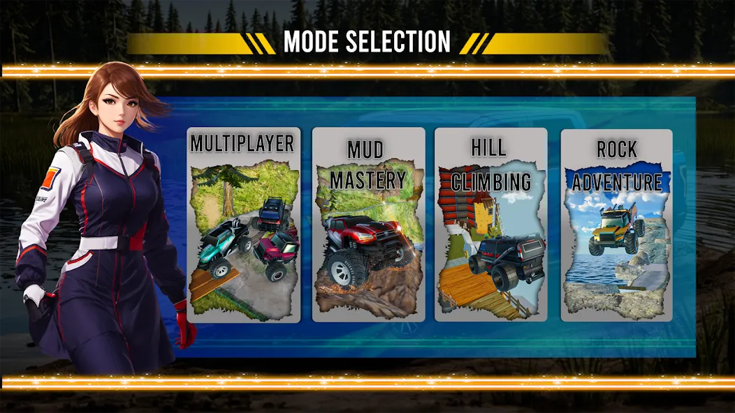 Взломанная Mountain Climb 4×4 Car Games (Маунтин Клайм 4х4 игры на машинах)  [МОД Menu] — последняя версия apk на Андроид screen 3