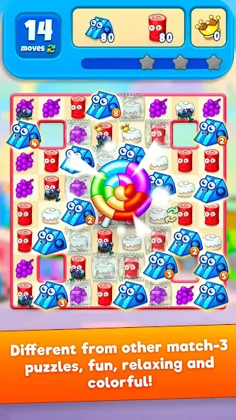 Скачать взломанную Sugar Heroes — match 3 game  [МОД Unlimited Money] — полная версия apk на Андроид screen 1