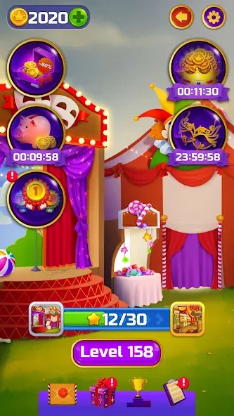 Взломанная Circus Words: Magic Puzzle  [МОД Mega Pack] — полная версия apk на Андроид screen 5