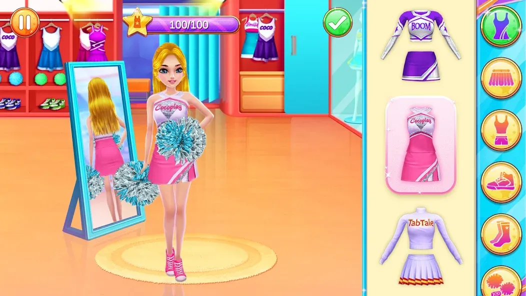 Скачать взлом Cheerleader Champion Dance Now  [МОД Menu] — стабильная версия apk на Андроид screen 1