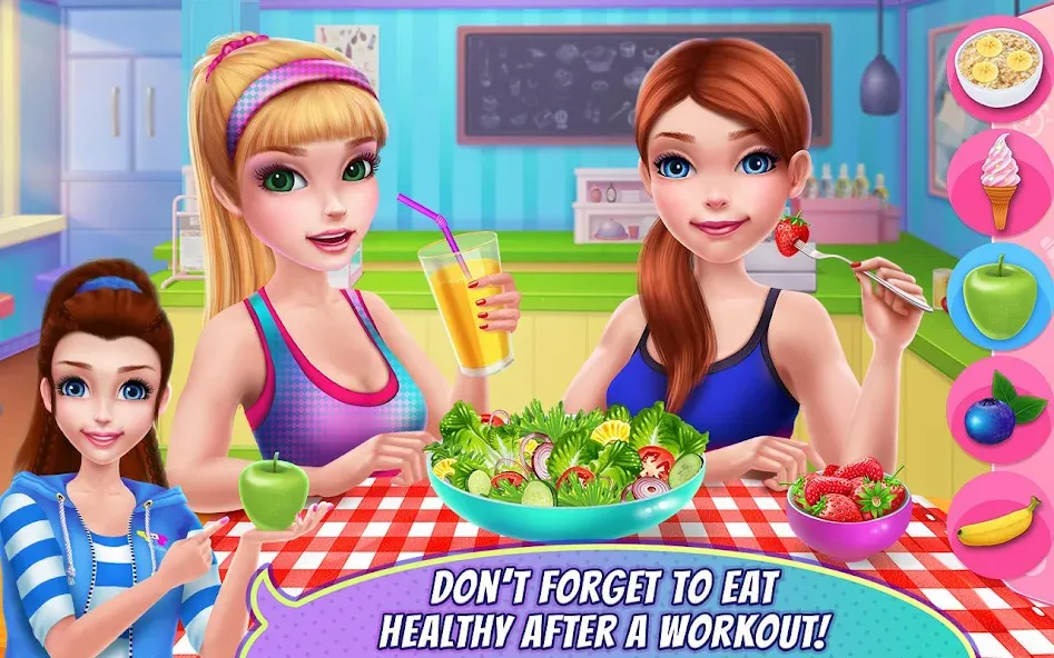 Скачать взломанную Fitness Girl — Dance & Play  [МОД Unlocked] — полная версия apk на Андроид screen 4