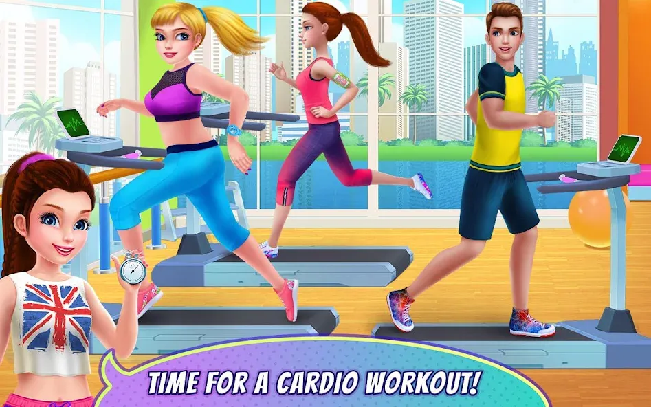 Скачать взломанную Fitness Girl — Dance & Play  [МОД Unlocked] — полная версия apk на Андроид screen 5