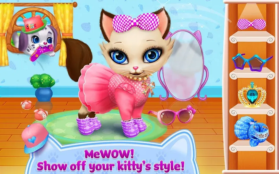 Взлом Kitty Love — My Fluffy Pet  [МОД Много денег] — стабильная версия apk на Андроид screen 1