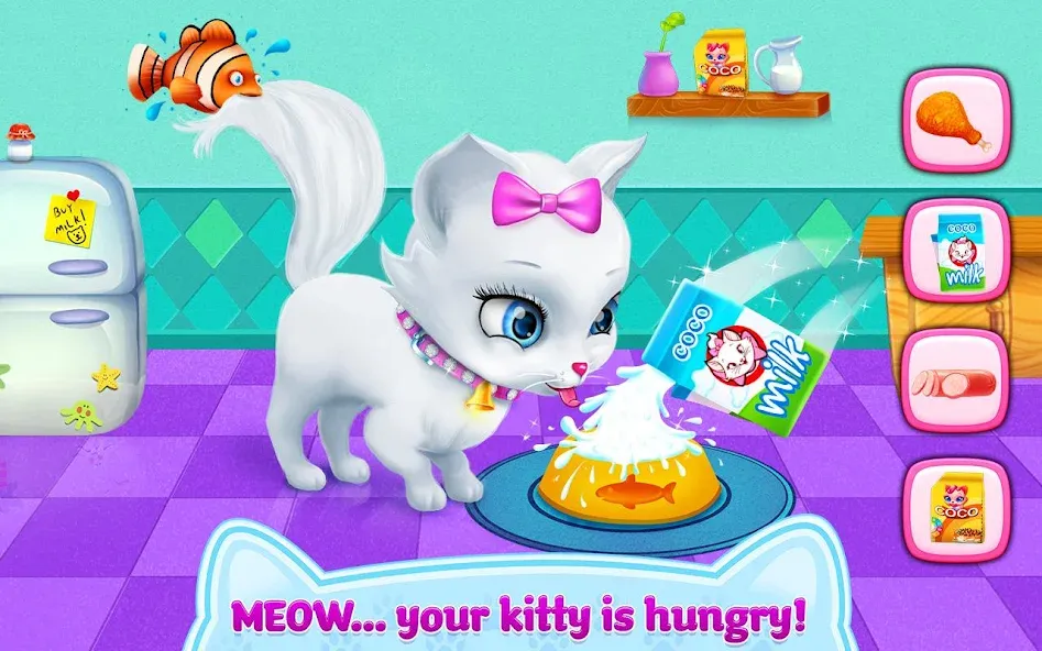 Взлом Kitty Love — My Fluffy Pet  [МОД Много денег] — стабильная версия apk на Андроид screen 3