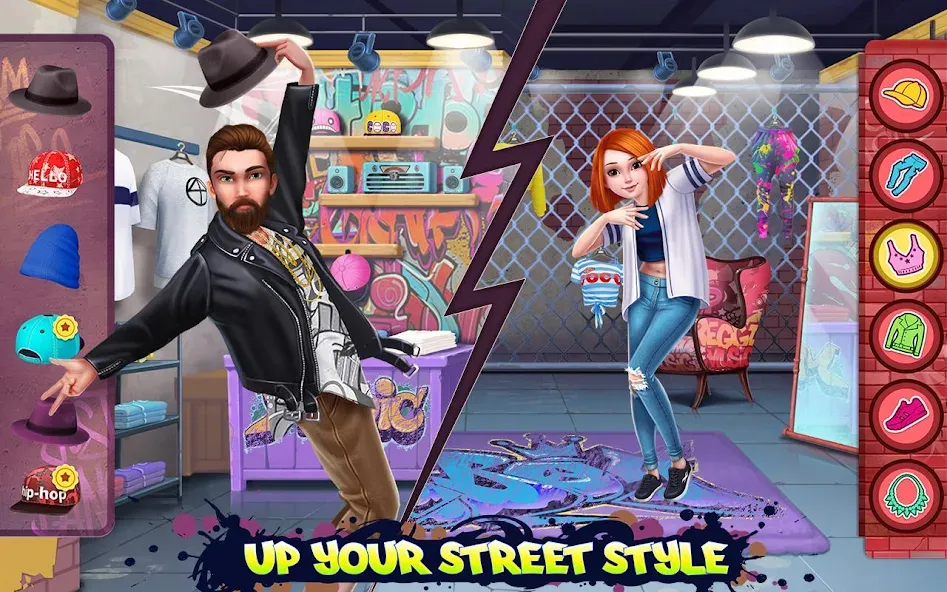 Взлом Hip Hop Battle — Girls vs Boys  [МОД Unlocked] — последняя версия apk на Андроид screen 2