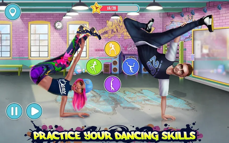 Взлом Hip Hop Battle — Girls vs Boys  [МОД Unlocked] — последняя версия apk на Андроид screen 3