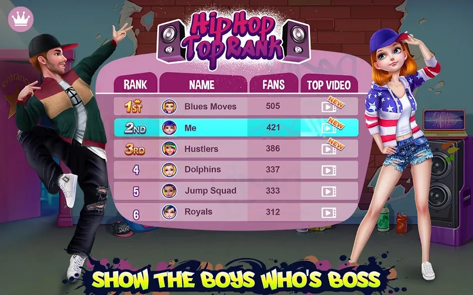 Взлом Hip Hop Battle — Girls vs Boys  [МОД Unlocked] — последняя версия apk на Андроид screen 5