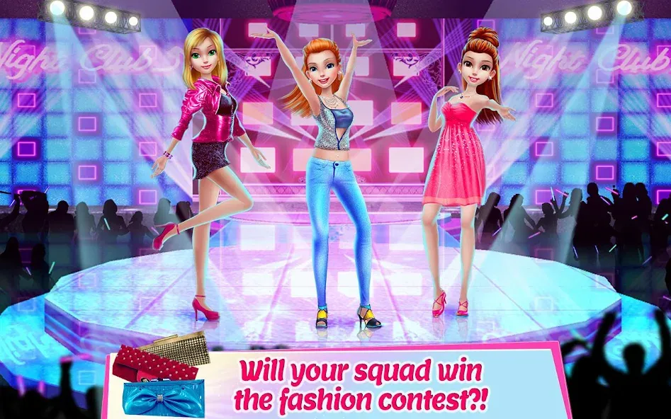 Взломанная Girl Squad — BFF in Style  [МОД Menu] — стабильная версия apk на Андроид screen 4