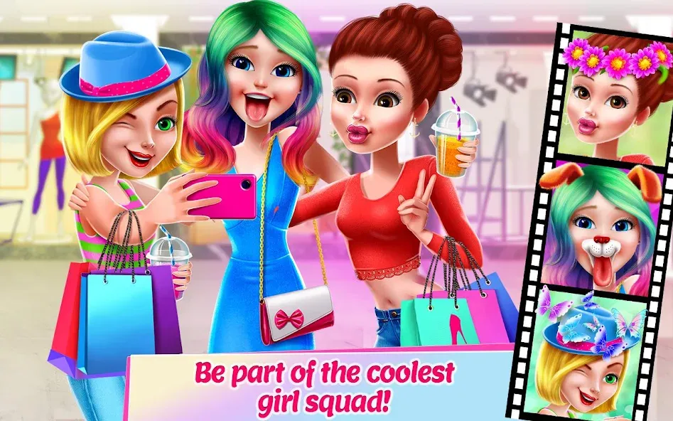 Взломанная Girl Squad — BFF in Style  [МОД Menu] — стабильная версия apk на Андроид screen 5