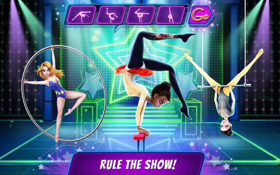 Взломанная Acrobat Star Show — Girl Power  [МОД Menu] — стабильная версия apk на Андроид screen 1