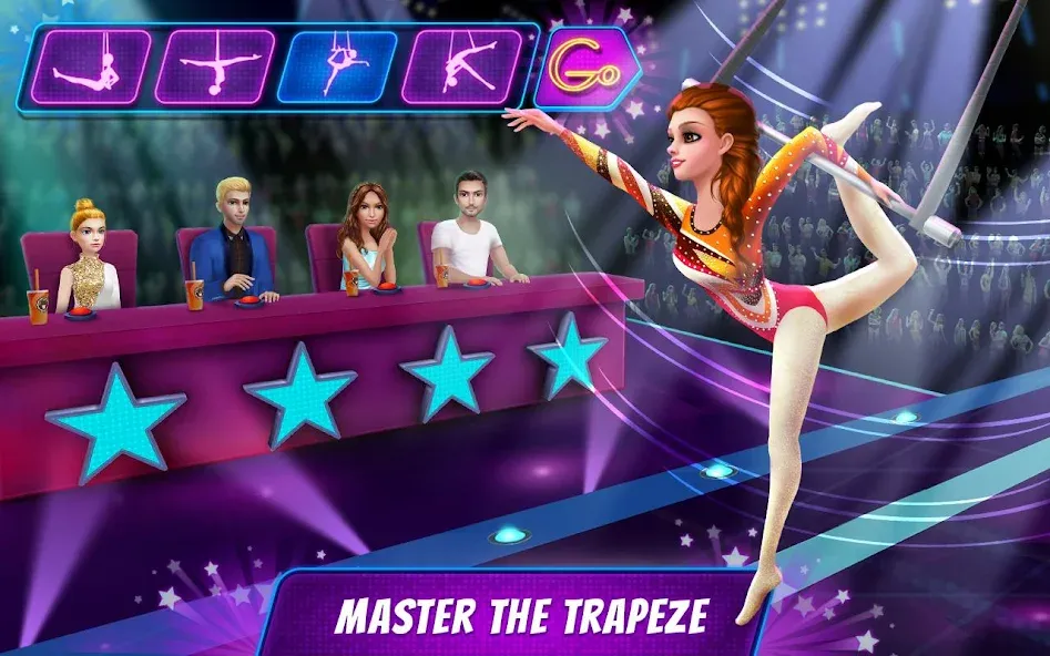 Взломанная Acrobat Star Show — Girl Power  [МОД Menu] — стабильная версия apk на Андроид screen 5