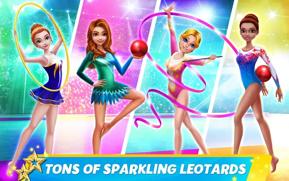 Взлом Rhythmic Gymnastics Dream Team  [МОД Mega Pack] — стабильная версия apk на Андроид screen 1