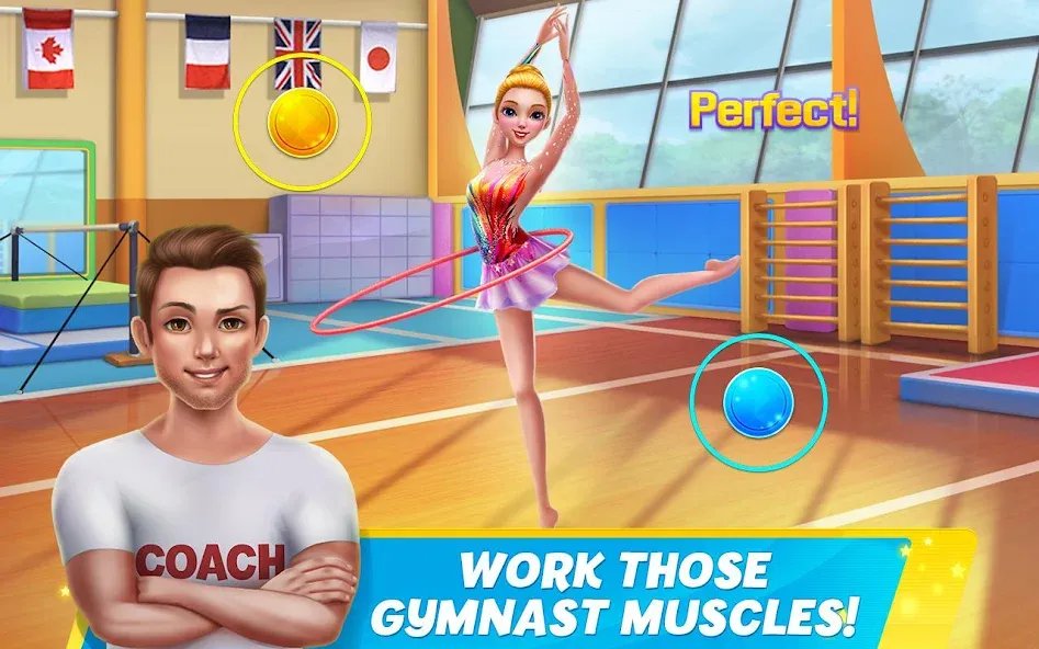 Взлом Rhythmic Gymnastics Dream Team  [МОД Mega Pack] — стабильная версия apk на Андроид screen 5